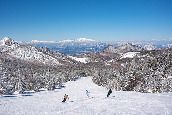 志賀高原の雪景色